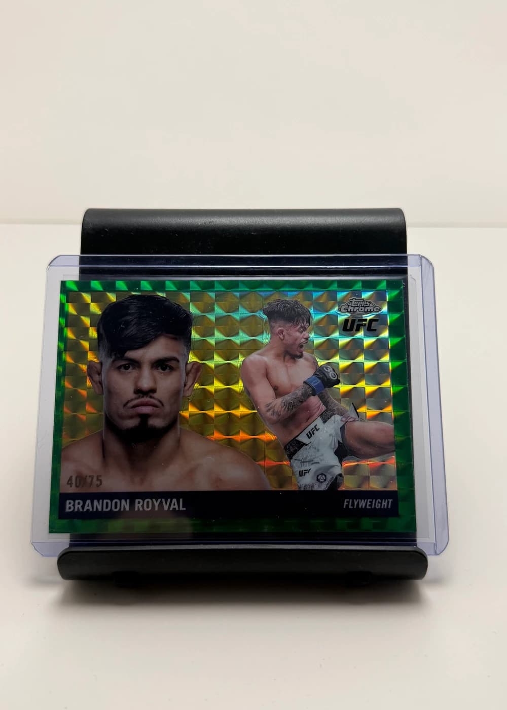 Brandon Royval 2024 Topps Chrome UFC Refractor